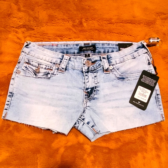 NEW w Tag Women's Premium Designer Denim Shorts - Picture 3 of 4